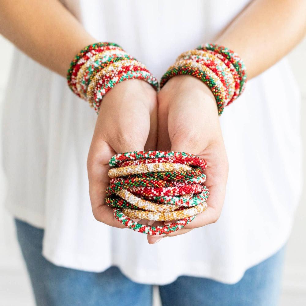 Aid Through Trade Holiday Bracelets - Strawberry Moon Boutique