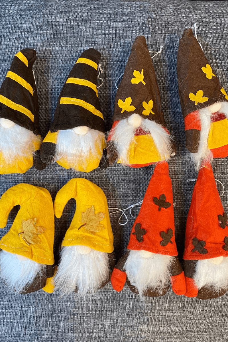 Assorted Fall Themed Small Plush Gnome Ornaments-Sold Individually - Strawberry Moon Boutique
