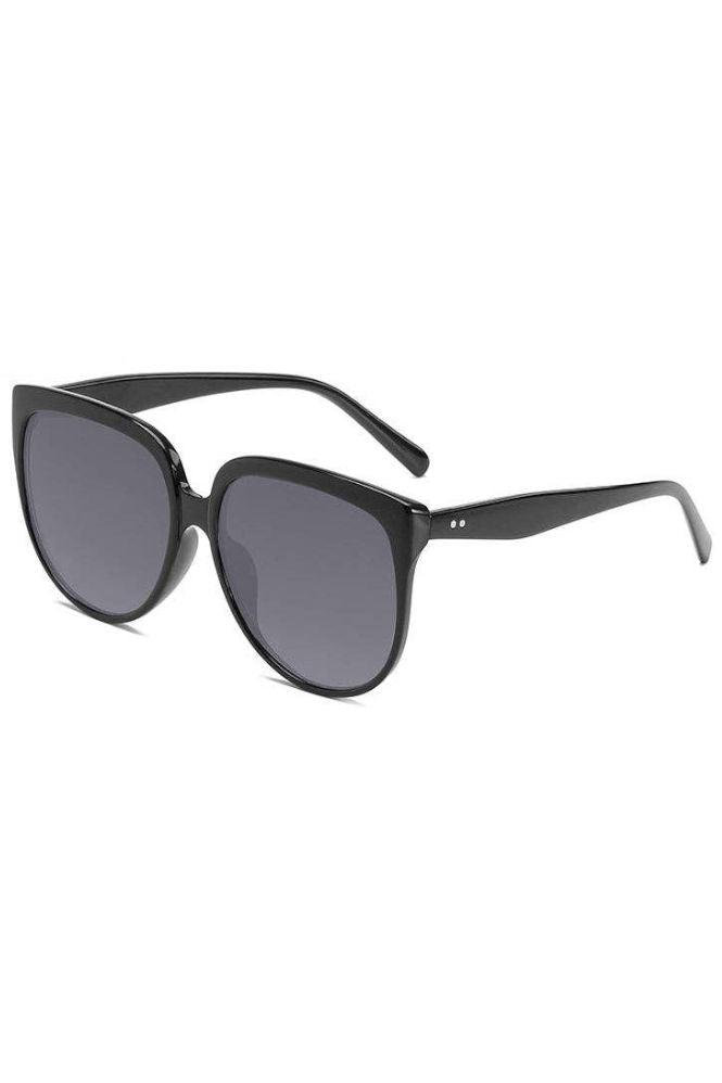 Black Wide Eye Sunglasses - Strawberry Moon Boutique