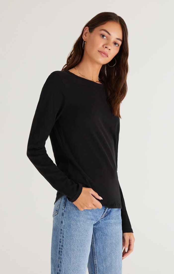 Black Z SUPPLY Everyday Brushed Top - Strawberry Moon Boutique