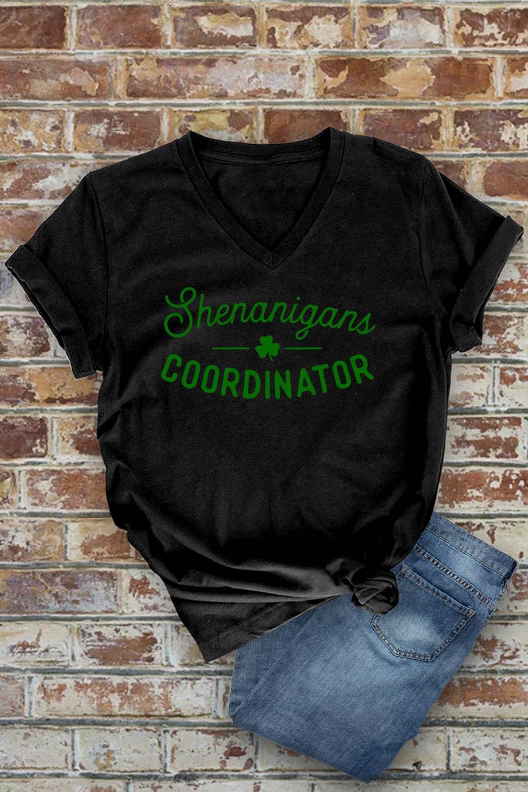 Black/Green St. Patrick's Day Tee - Strawberry Moon Boutique