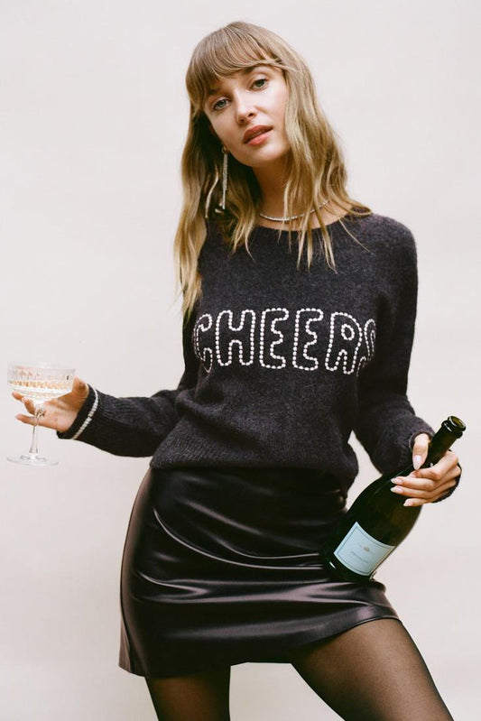 Cheers Sweater - Strawberry Moon Boutique