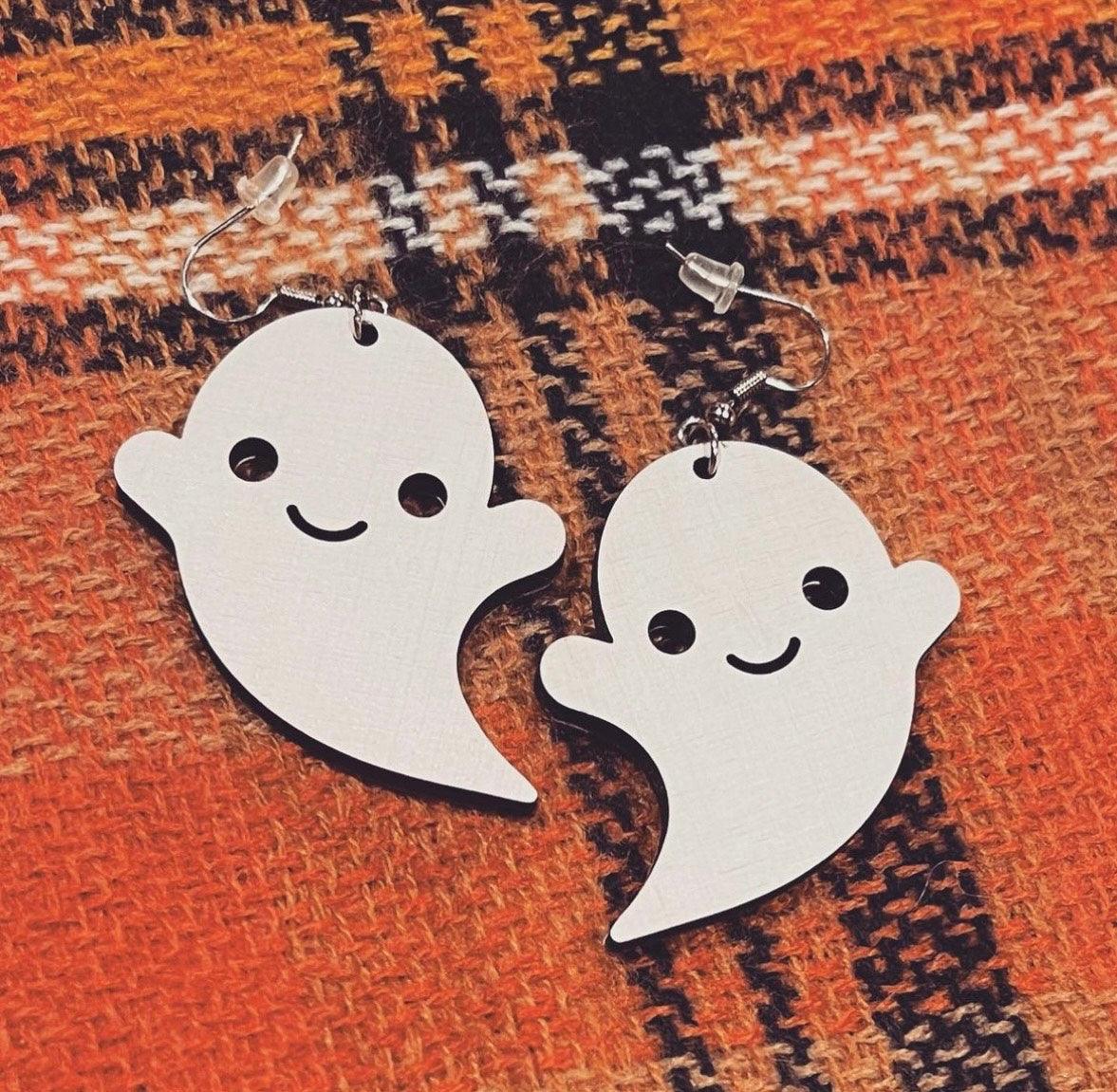 Cute Ghost Earrings - Strawberry Moon Boutique