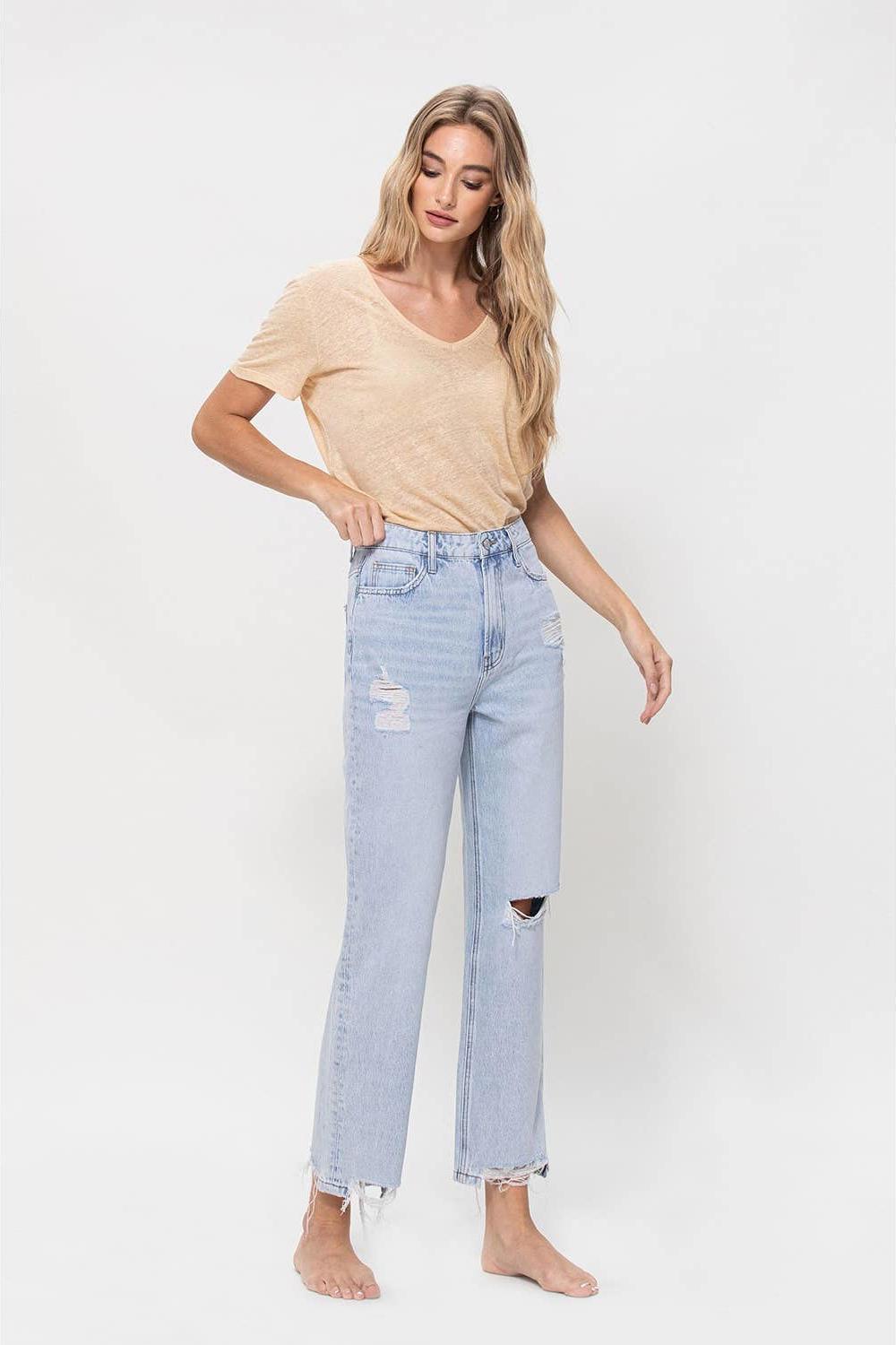 Dakota 90's Vintage Boyfriend Jeans - Strawberry Moon Boutique