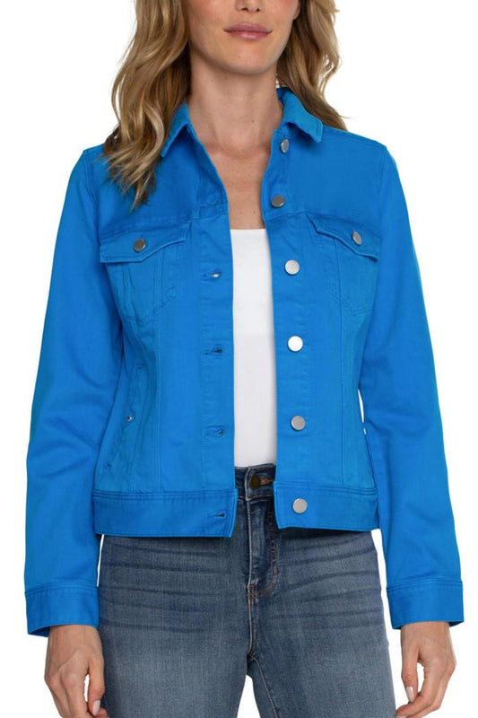 Diva Blue Liverpool Classic Jean Jacket - Strawberry Moon Boutique