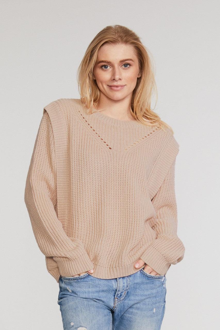 Dusty Pink Sweater - Strawberry Moon Boutique