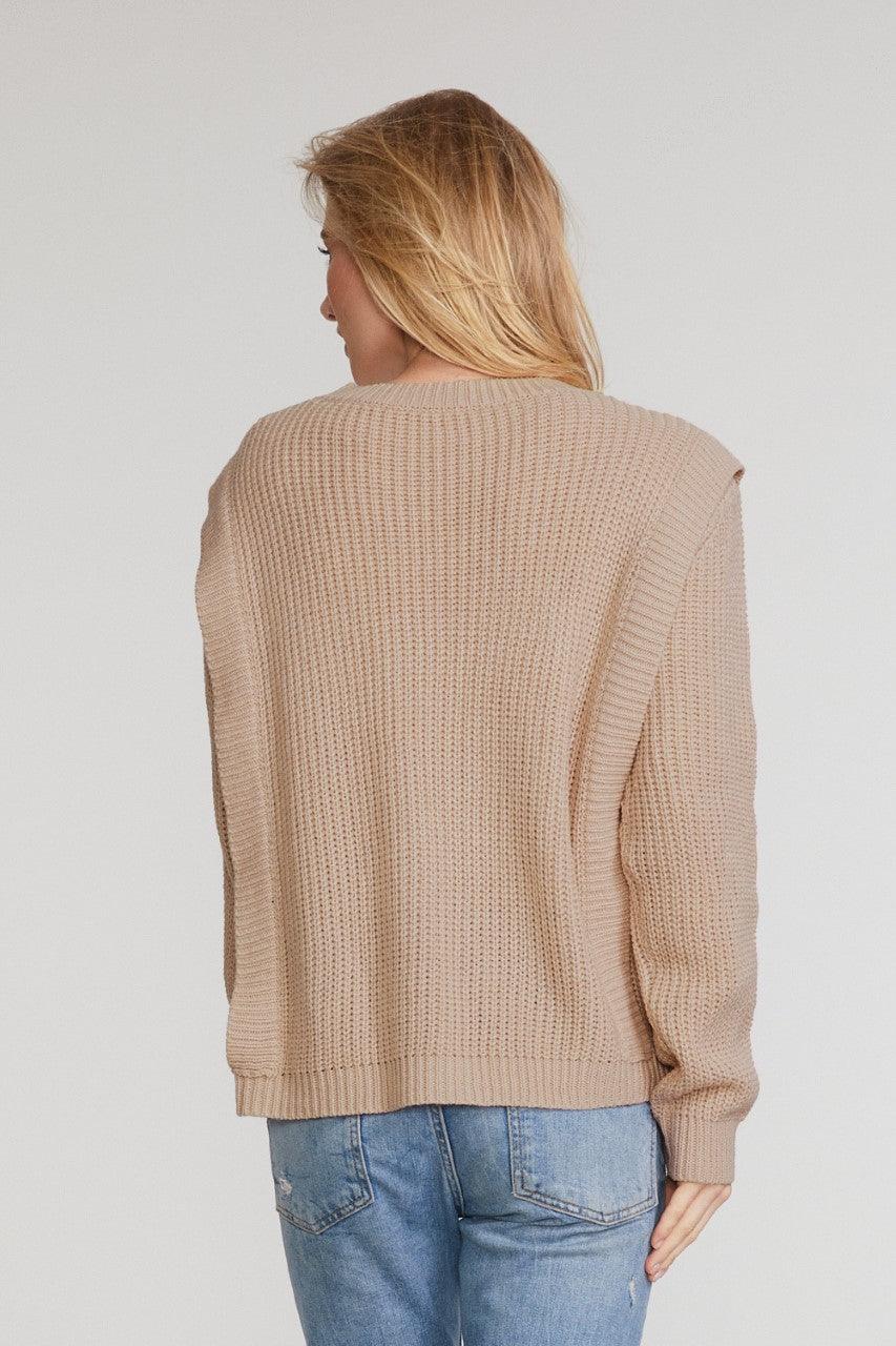 Dusty Pink Sweater - Strawberry Moon Boutique