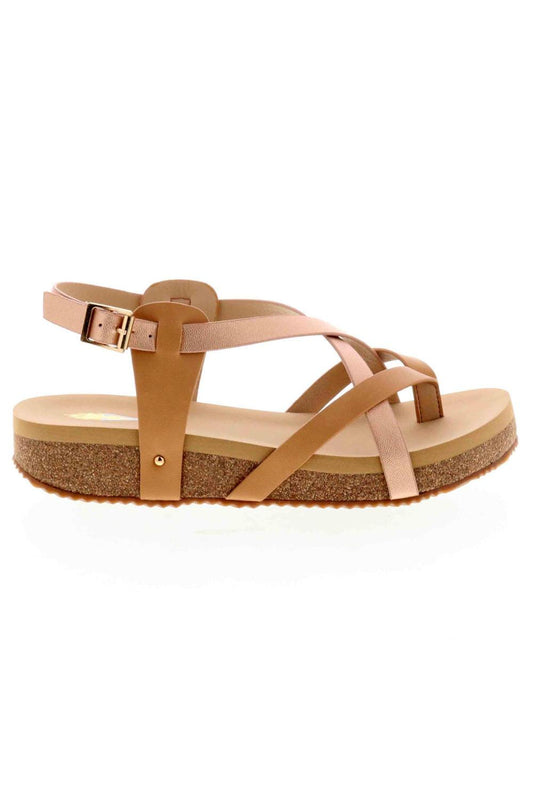 Engie Rose Gold Sandal - Strawberry Moon Boutique
