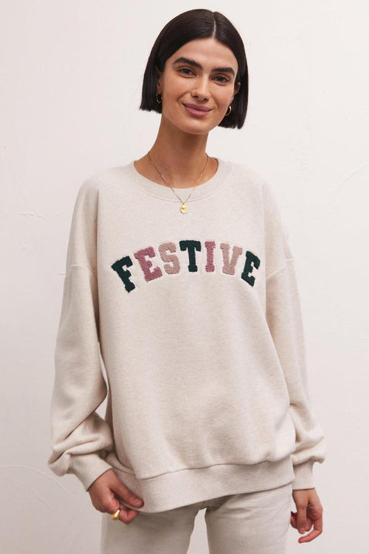 Festive Sweatshirt - Strawberry Moon Boutique