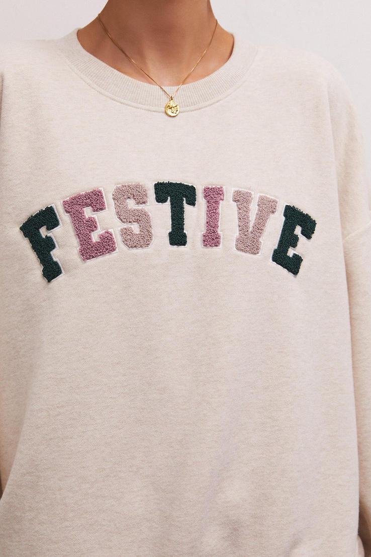 Festive Sweatshirt - Strawberry Moon Boutique