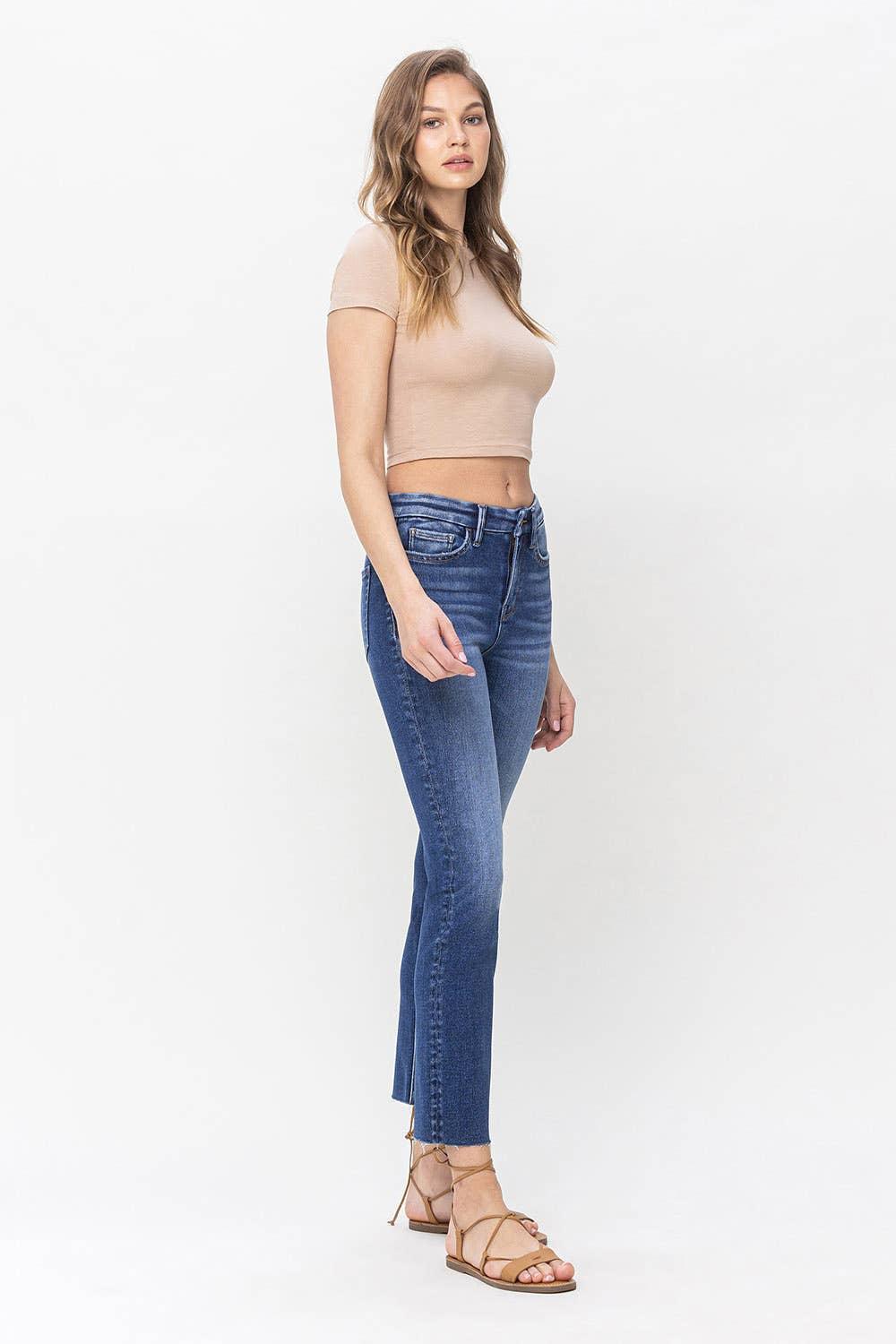 Flying Monkey By Vervet Slim Straight Jeans - Strawberry Moon Boutique