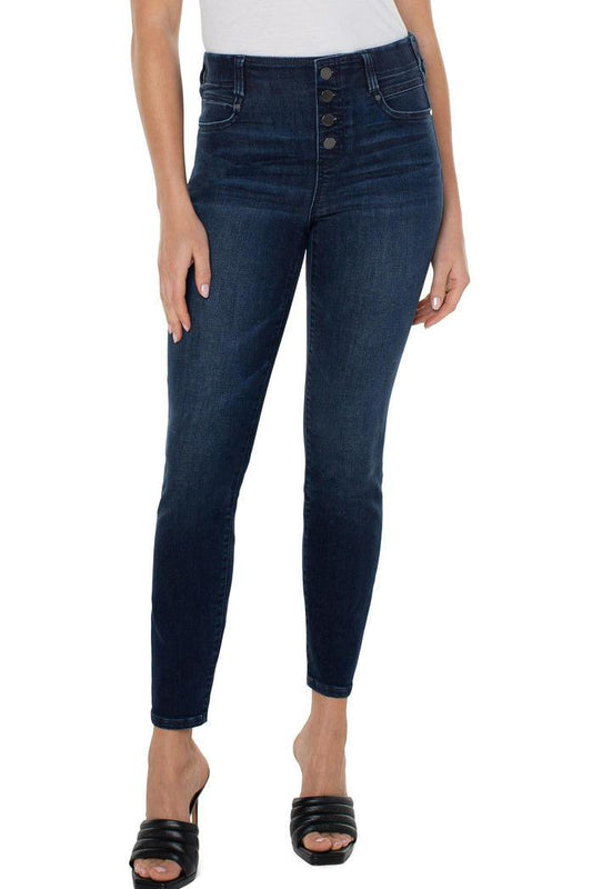 Judy Blue Midrise Crinkle Ankle Skinny Jeans – Strawberry Moon Boutique