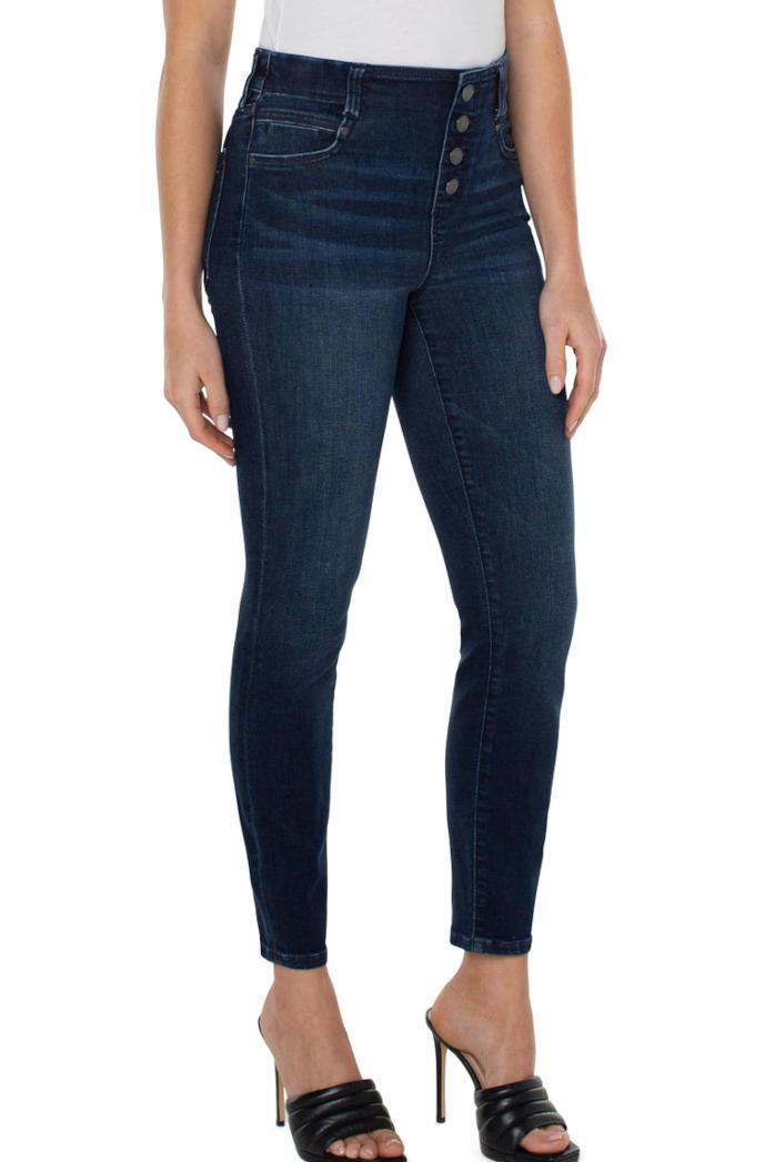 Gia Glider Ankle Skinny Jean - Strawberry Moon Boutique