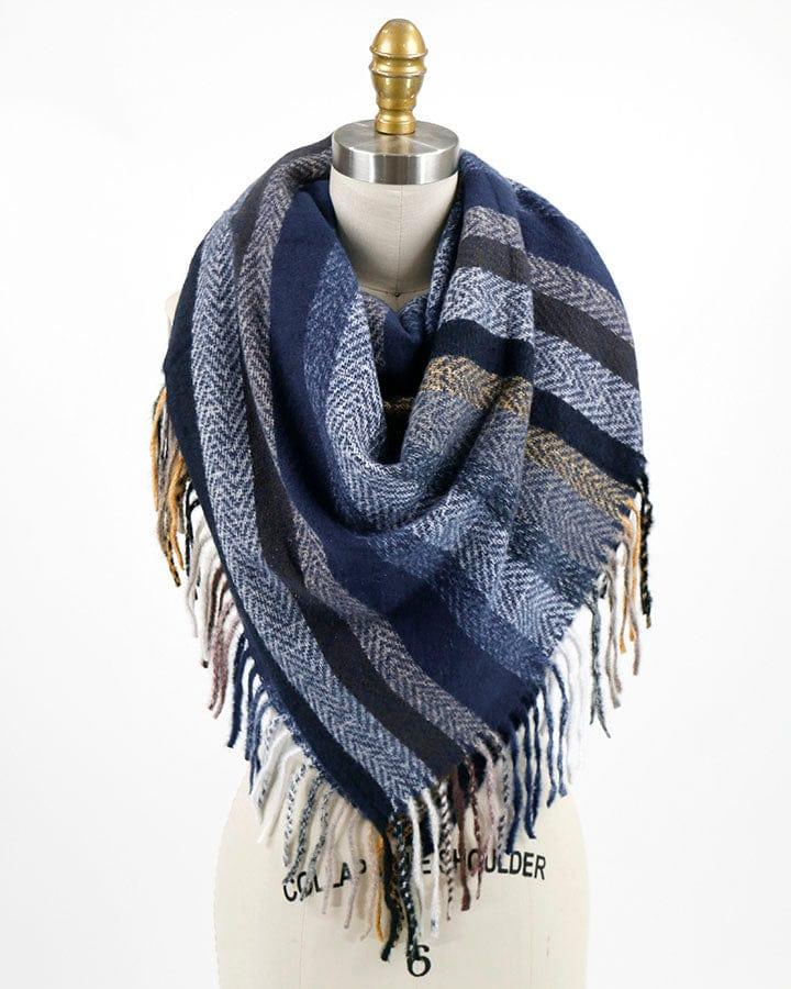 Grace and Lace Fringe Fall Scarf - Strawberry Moon Boutique