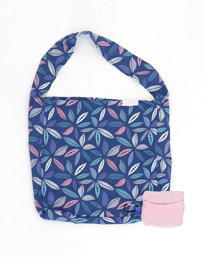 Grace & Lace Leaf Print Reusable Pocket Bag-Perfect for summer! - Strawberry Moon Boutique