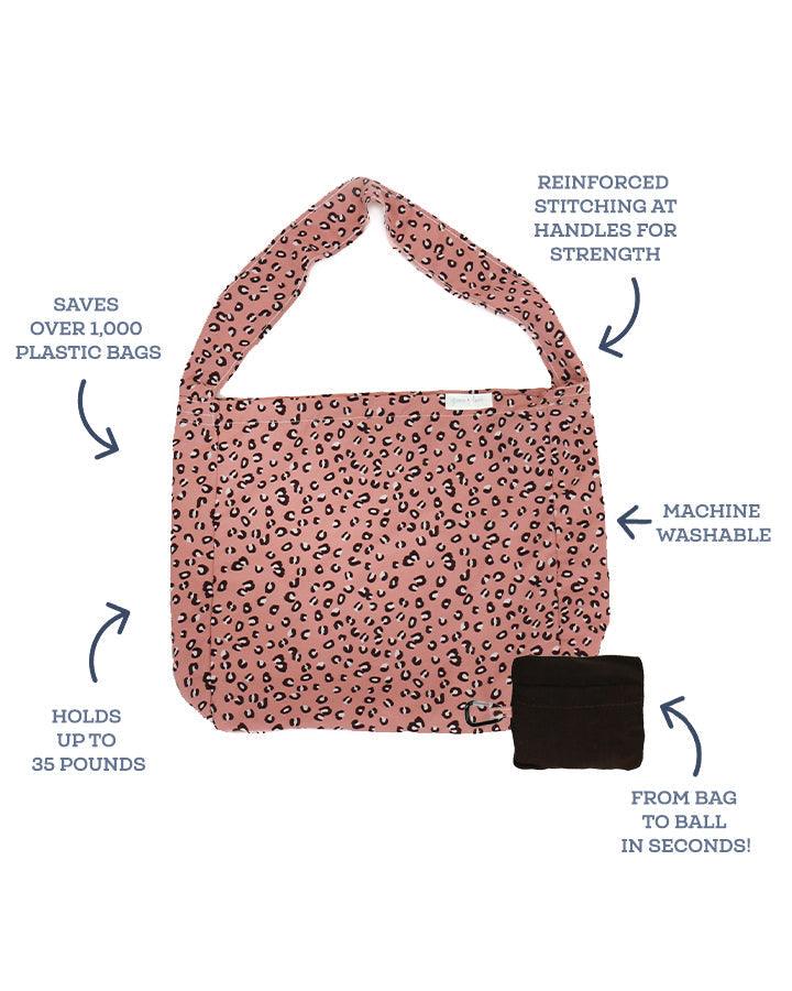 Grace & Lace Reusable Pocket Bag Leopard Print-Perfect for summer! - Strawberry Moon Boutique