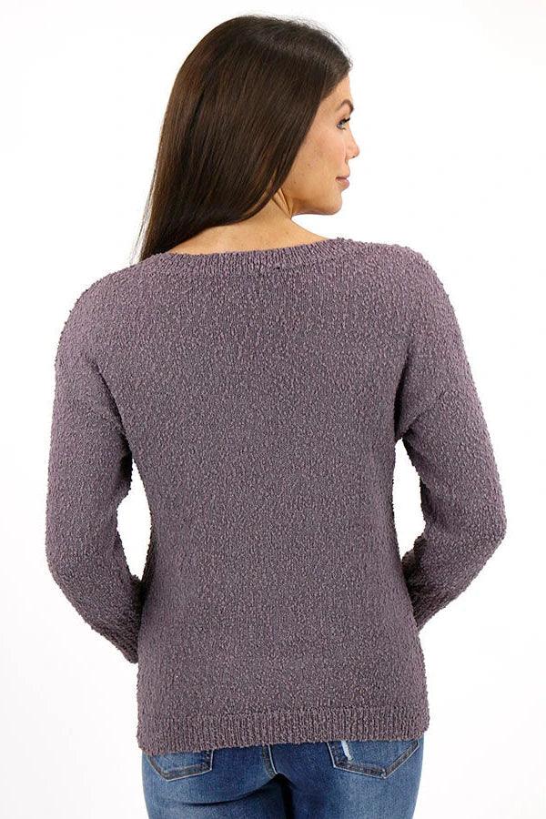Grace & Lace Wisteria Wubby Sweater - Strawberry Moon Boutique