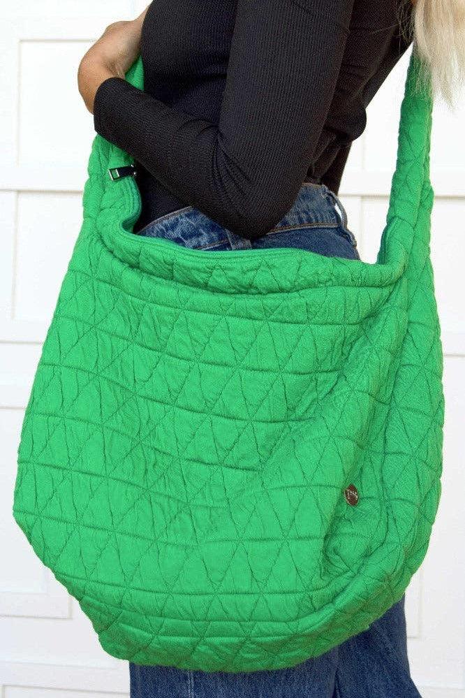 Green Gracie Hobo Bag - Strawberry Moon Boutique