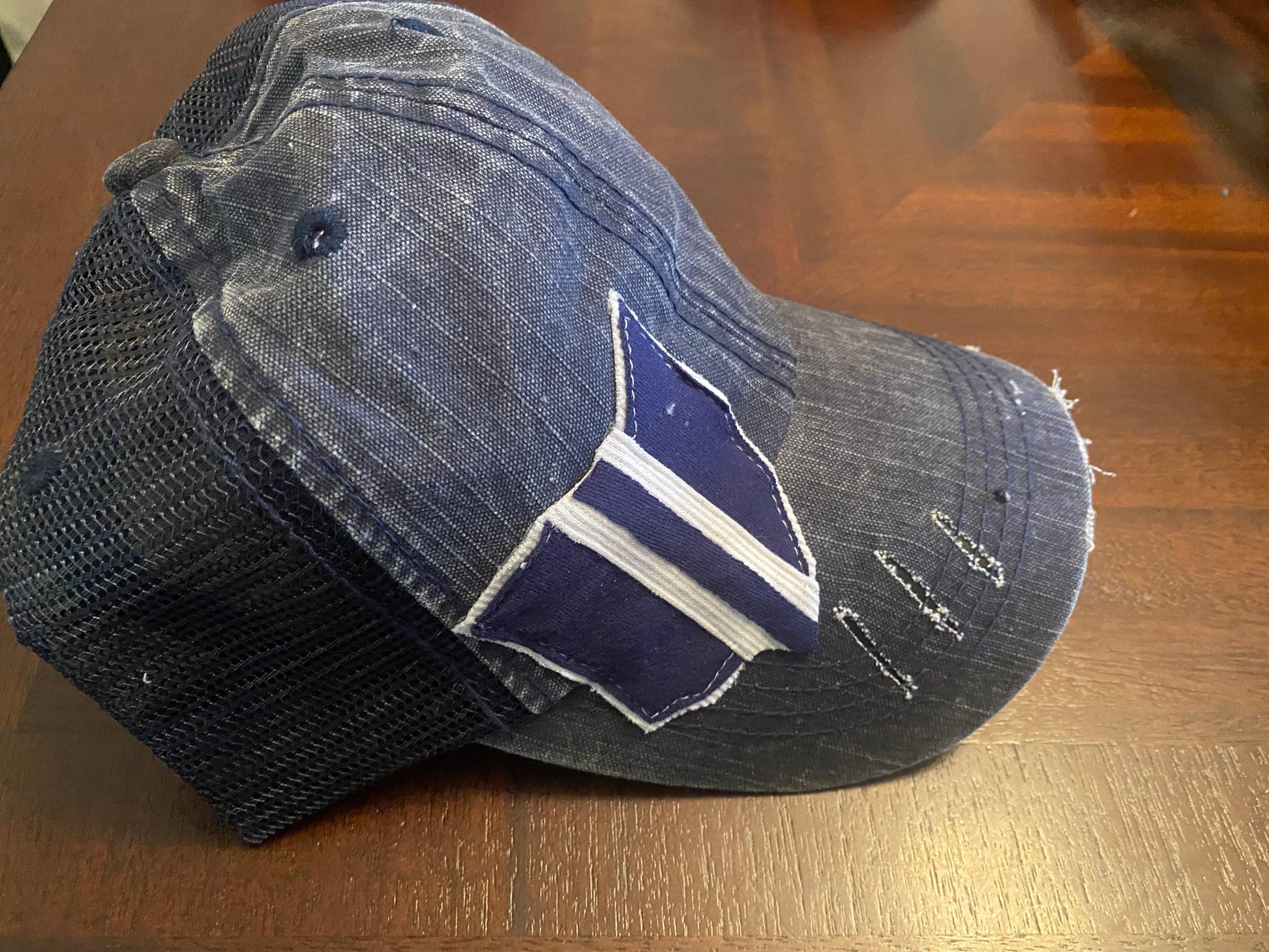 Handmade Trucker Hats-Twinsburg Football Helmets - Strawberry Moon Boutique