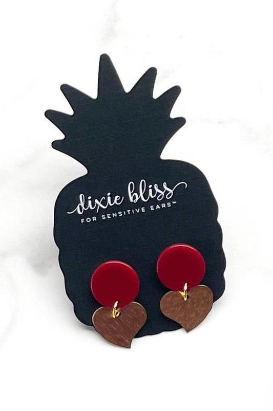 Heart Needs A Beat Earrings - Strawberry Moon Boutique