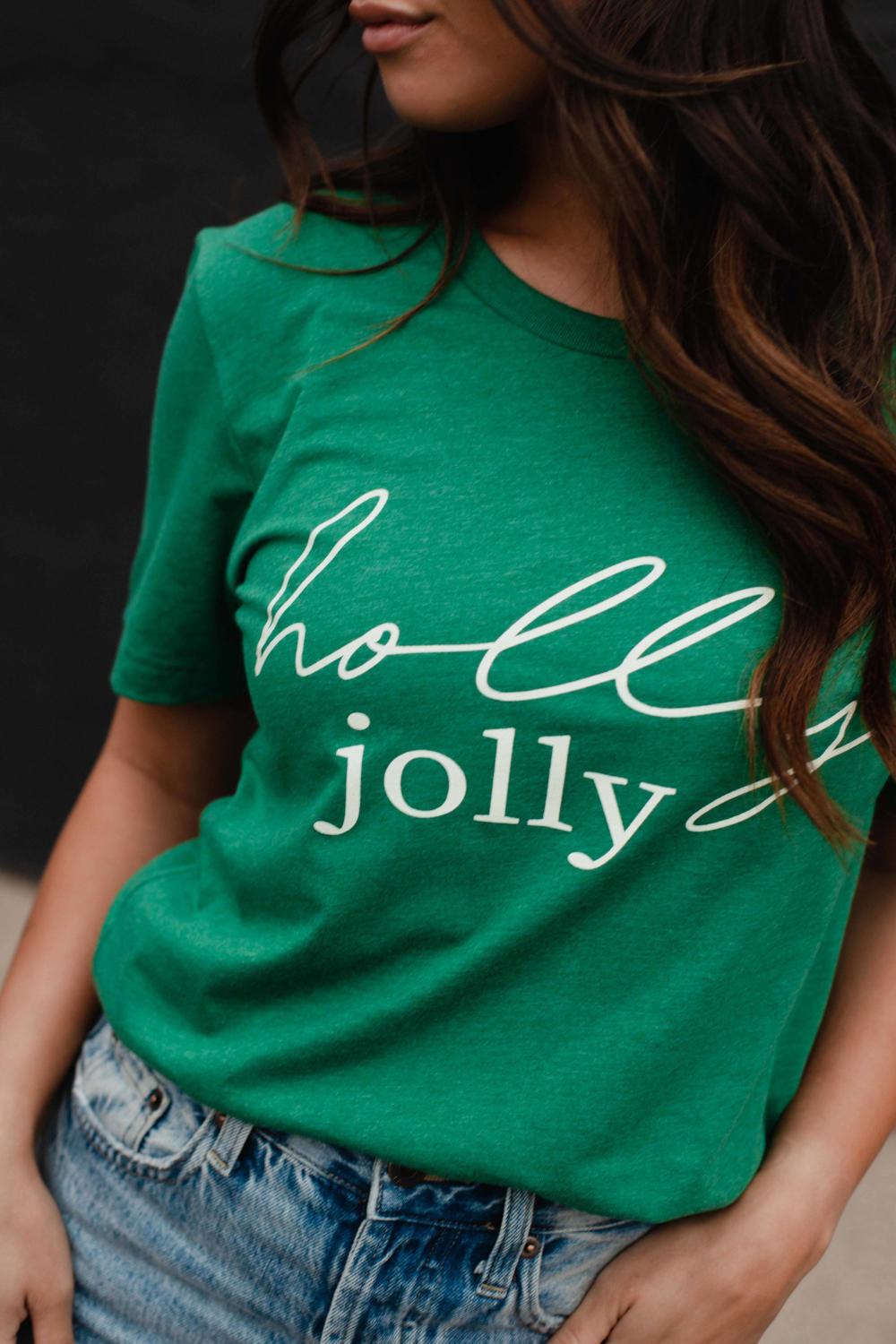 Holly Jolly Tee - Strawberry Moon Boutique