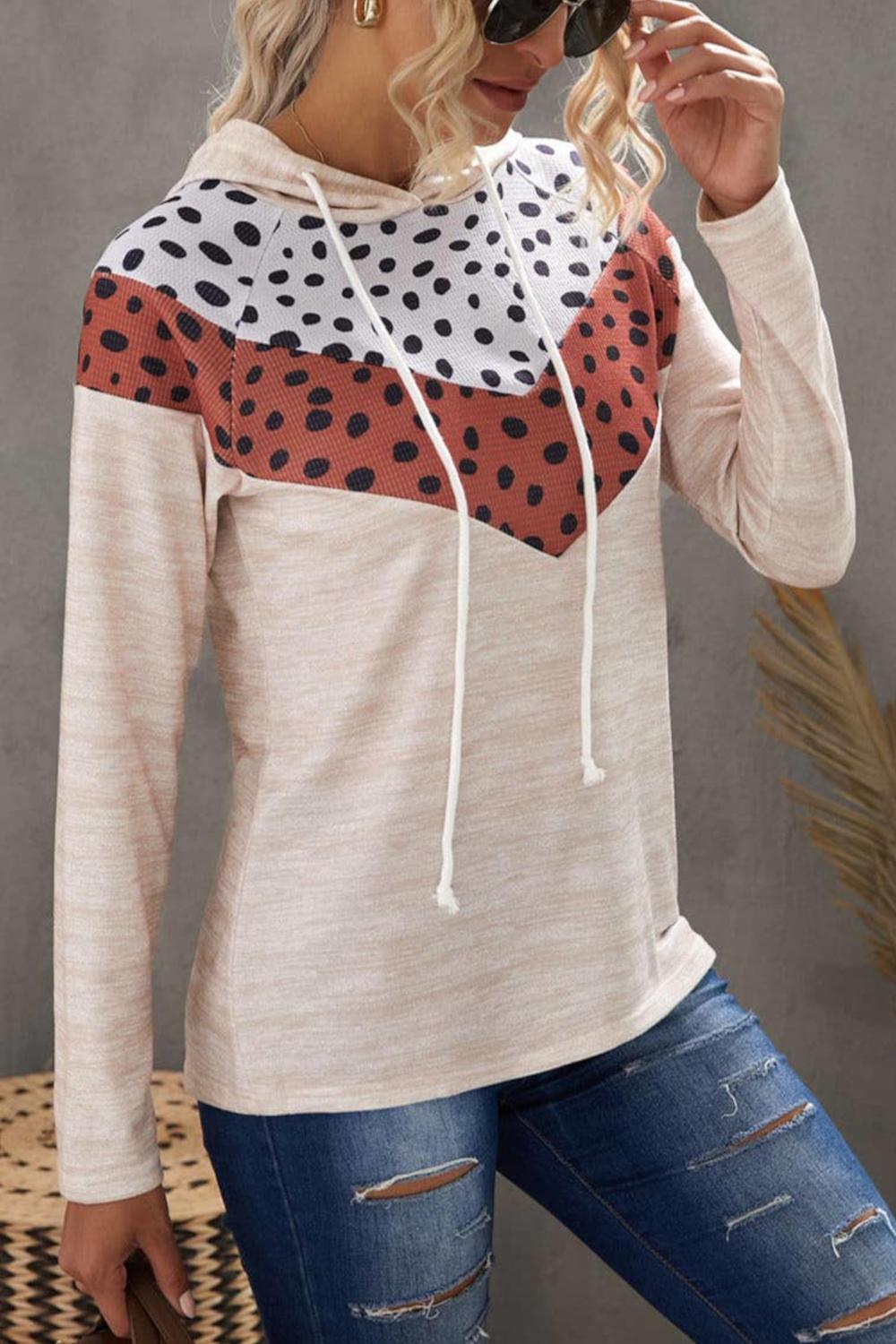 Leopard Print Hoodie - Strawberry Moon Boutique