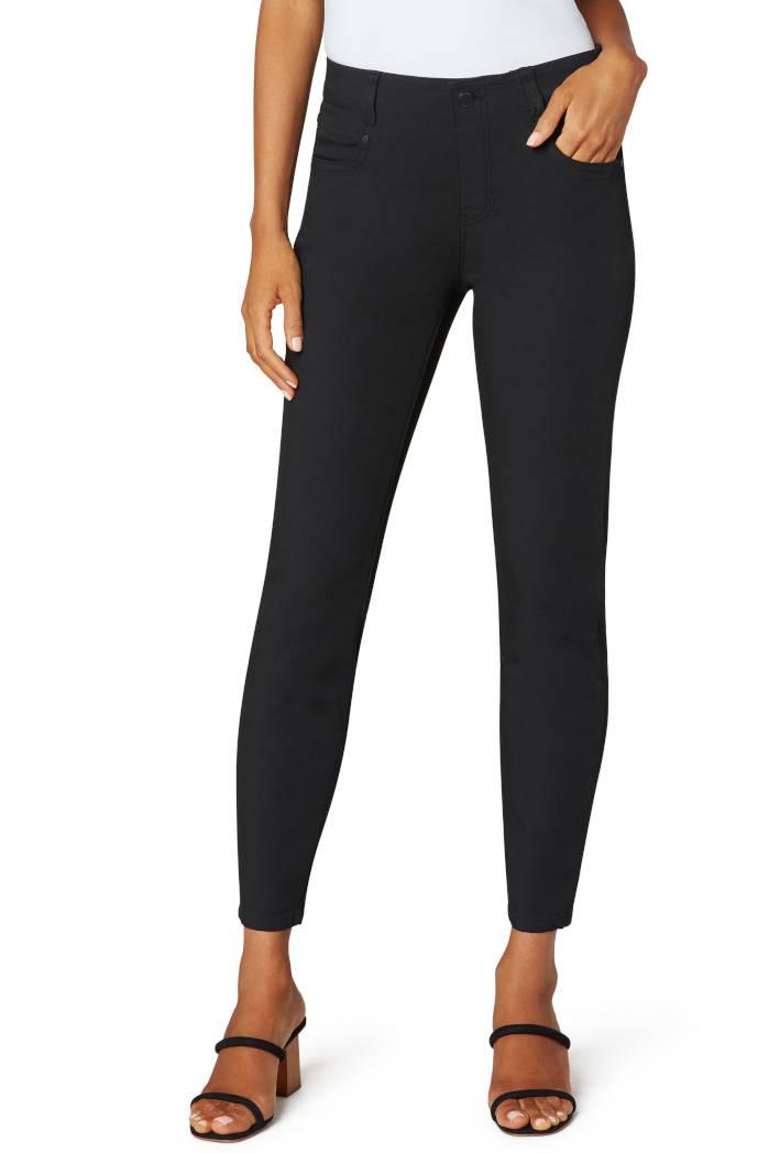 Liverpool Black Gia Glider Ankle Pant - Strawberry Moon Boutique