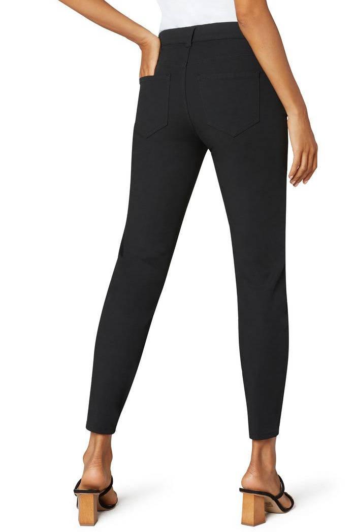 Liverpool Black Gia Glider Ankle Pant - Strawberry Moon Boutique