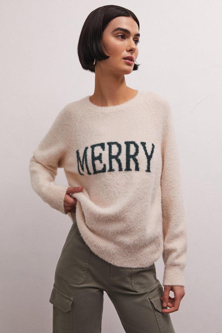 Lizzy Merry Sweater - Strawberry Moon Boutique