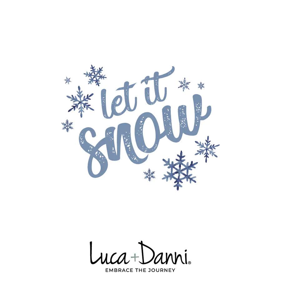 Luca + Danni Crystal Snowflake Bangle Bracelet - Strawberry Moon Boutique