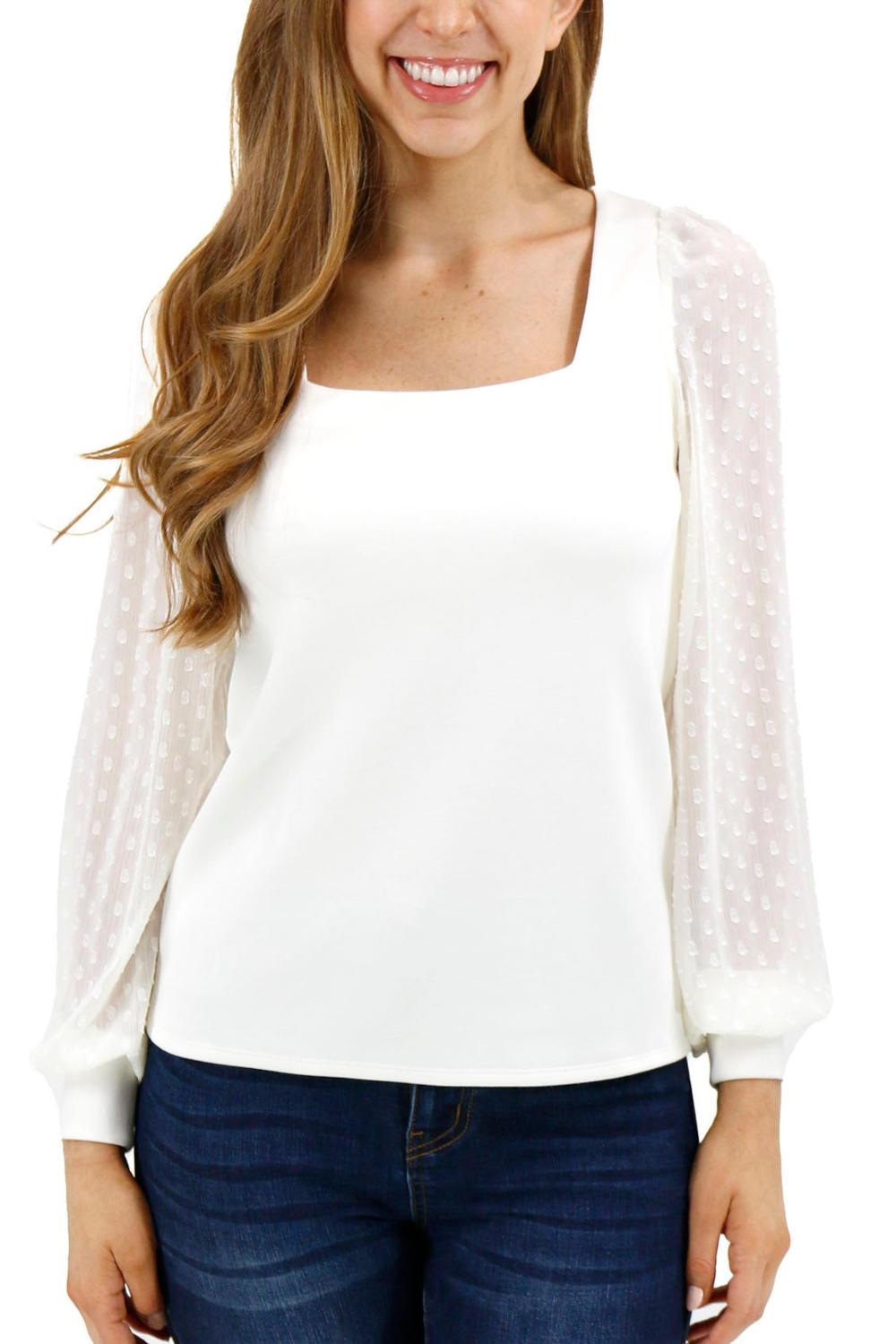 Luxe Square Neck Top - Strawberry Moon Boutique