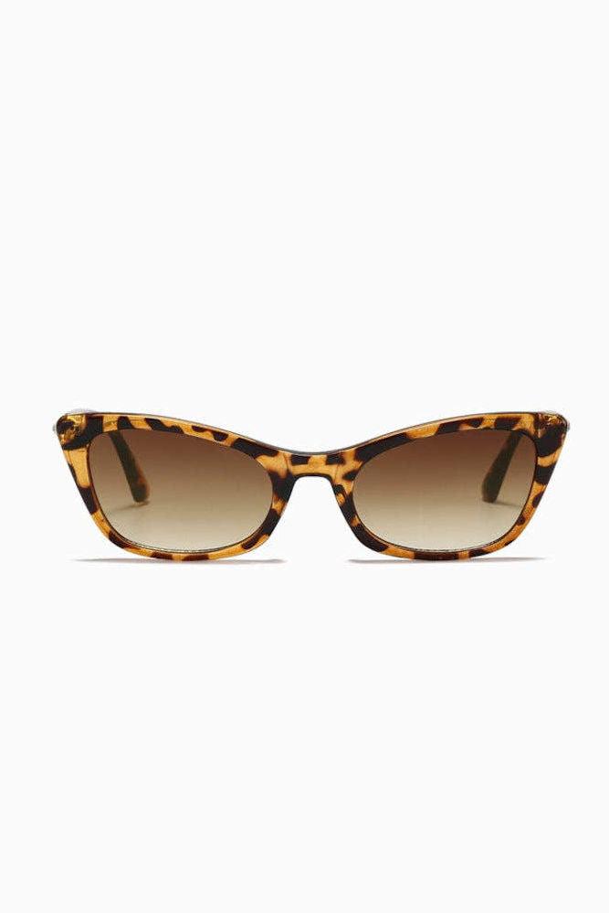 Milan Brown Leopard Sunglasses - Strawberry Moon Boutique