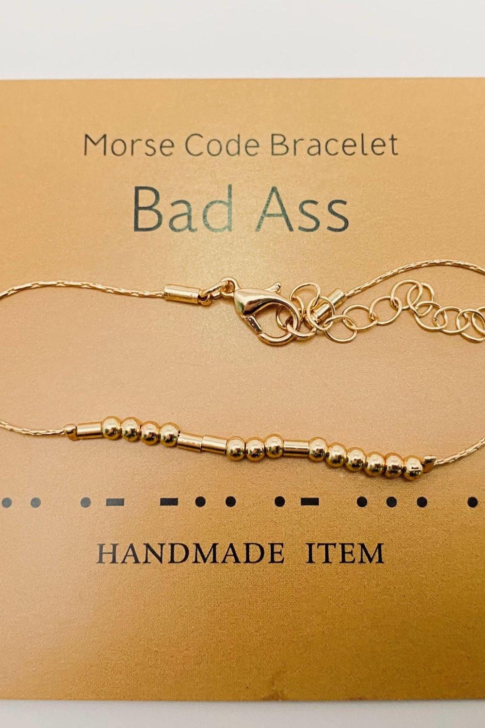 Morse Code Braclets - Strawberry Moon Boutique