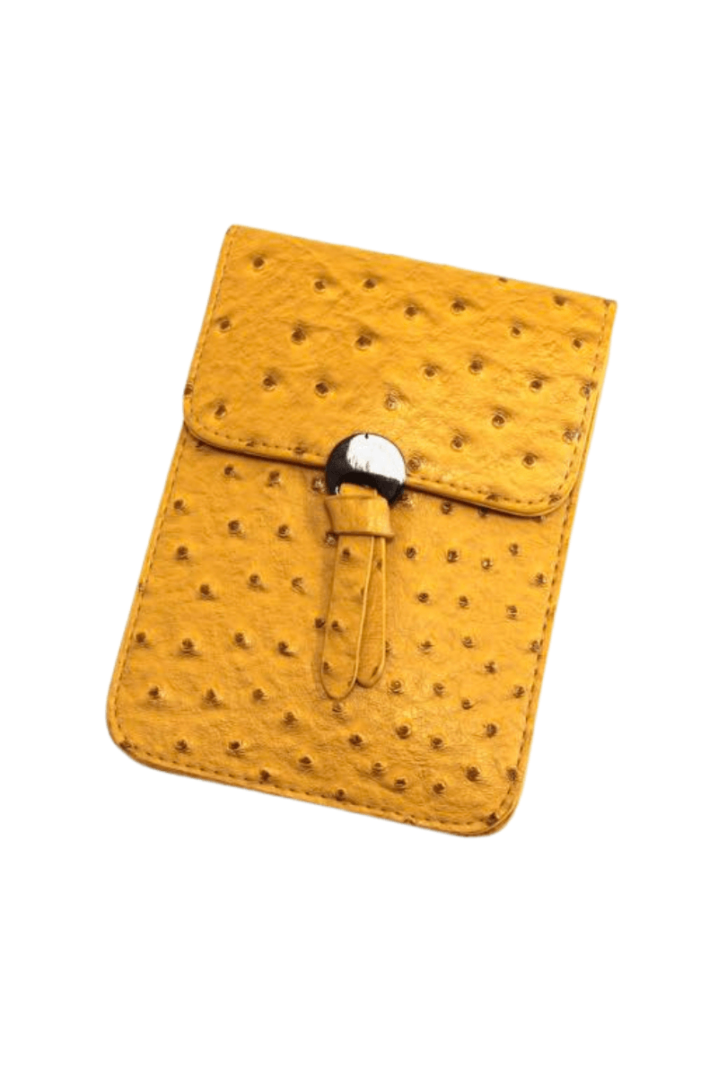 Mustard Clasp Bag or Clutch - Strawberry Moon Boutique