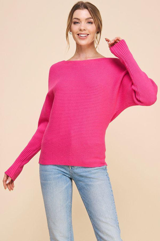 Mya Dolman Sweater - Strawberry Moon Boutique