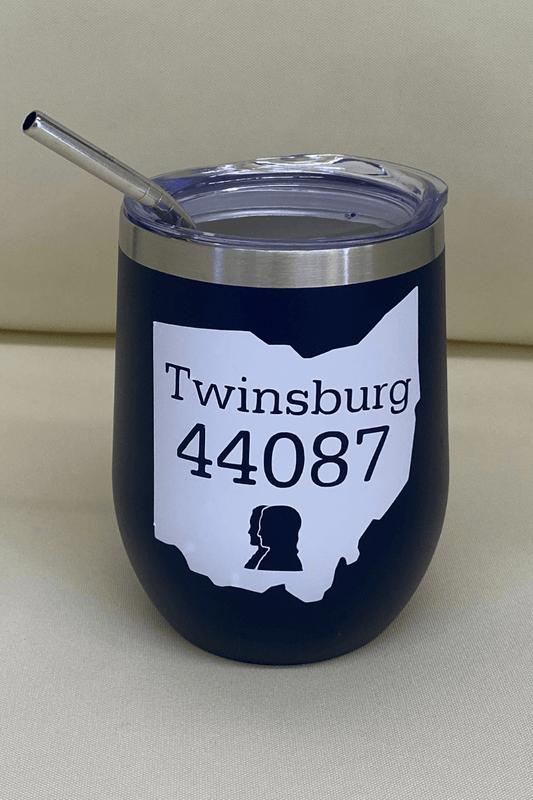 Navy Twinsburg Twins Tumbler - Strawberry Moon Boutique
