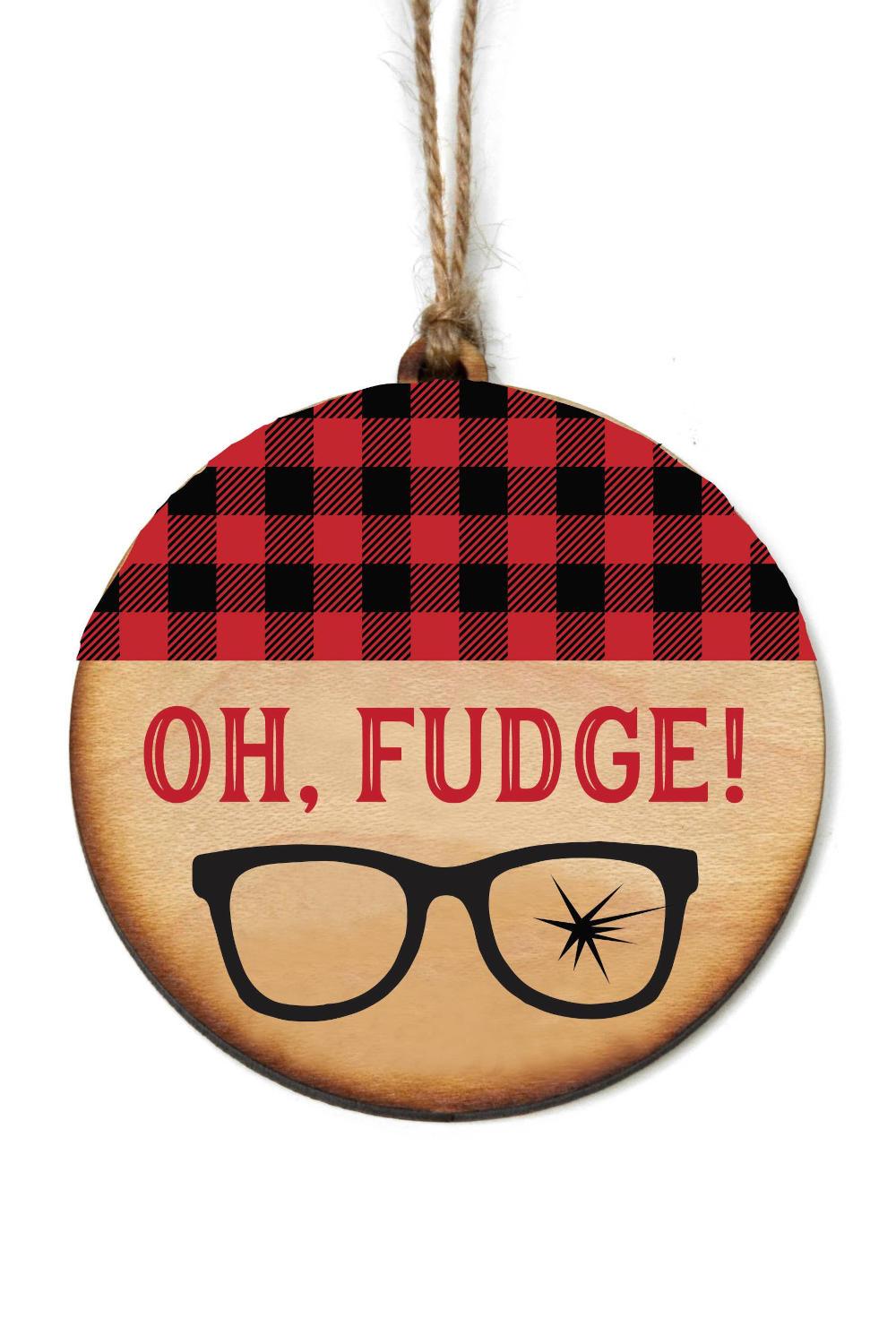 Oh Fudge Holiday Ornament - Strawberry Moon Boutique