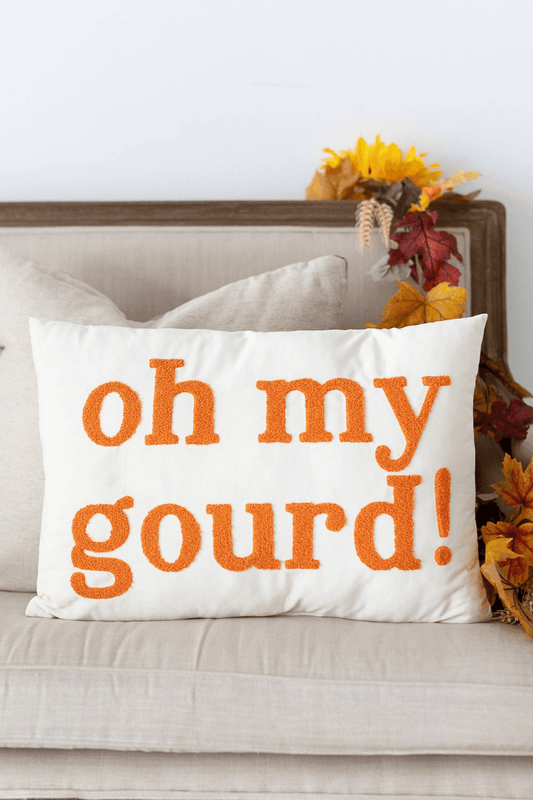 Oh My Gourd Pillow - Strawberry Moon Boutique