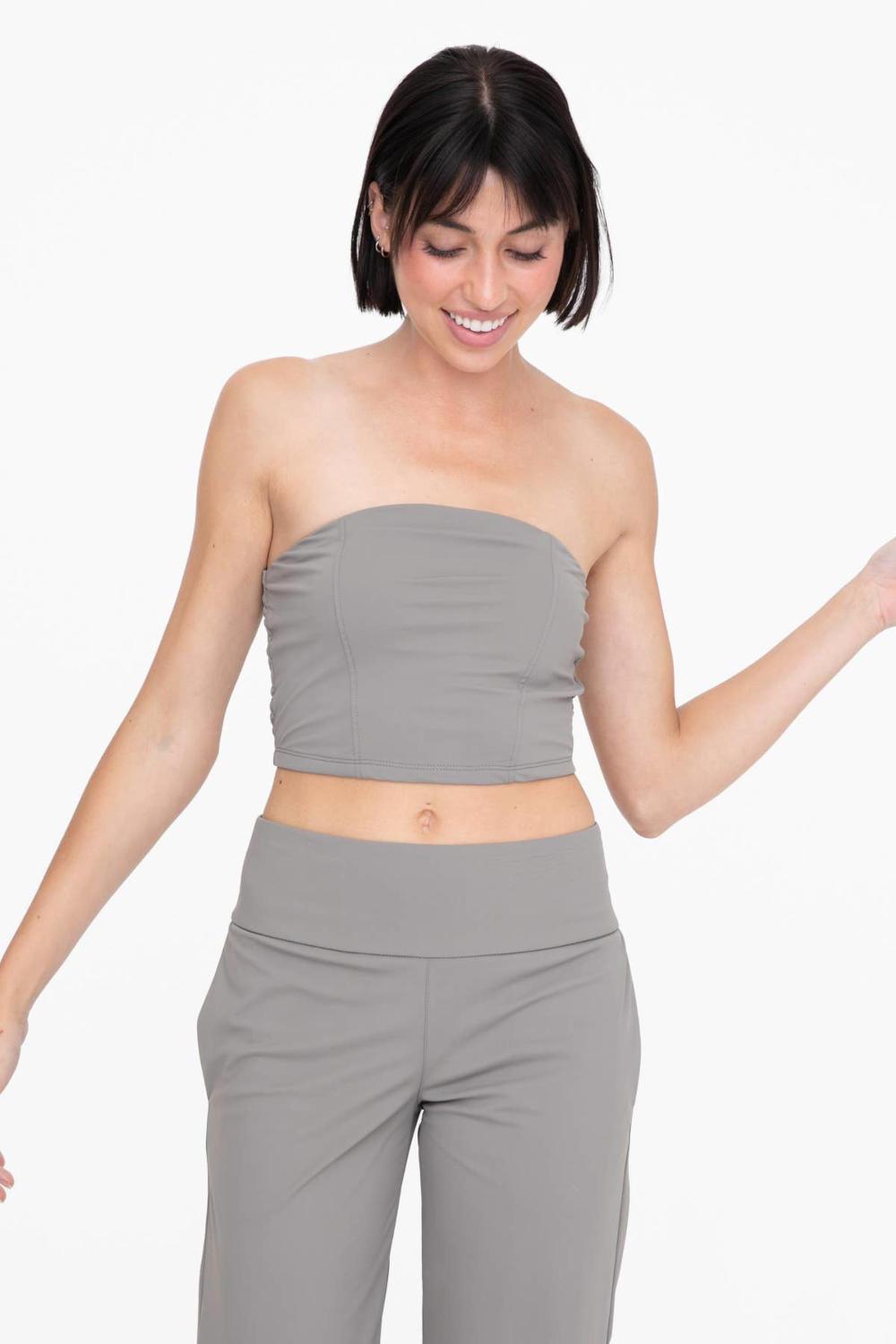 Olive Bandeau Top - Strawberry Moon Boutique