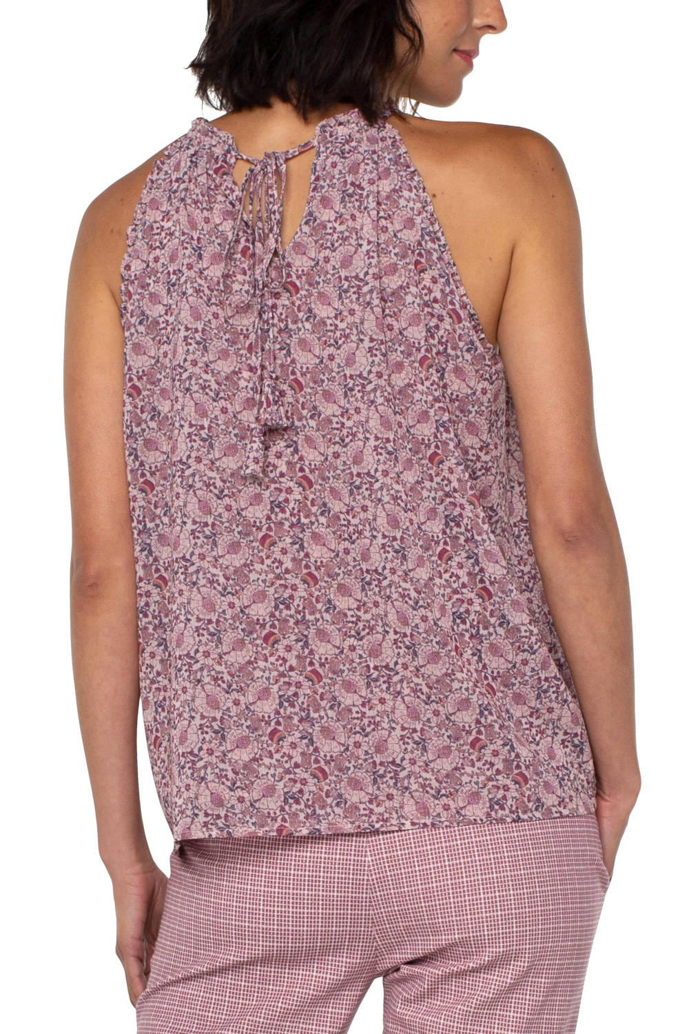 Pink Wildflower Liverpool Tank - Strawberry Moon Boutique