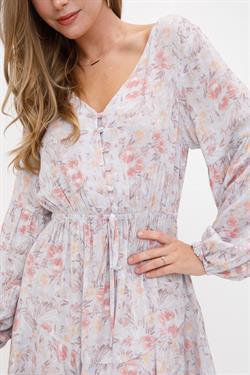 Pretty In Floral Dress - Strawberry Moon Boutique