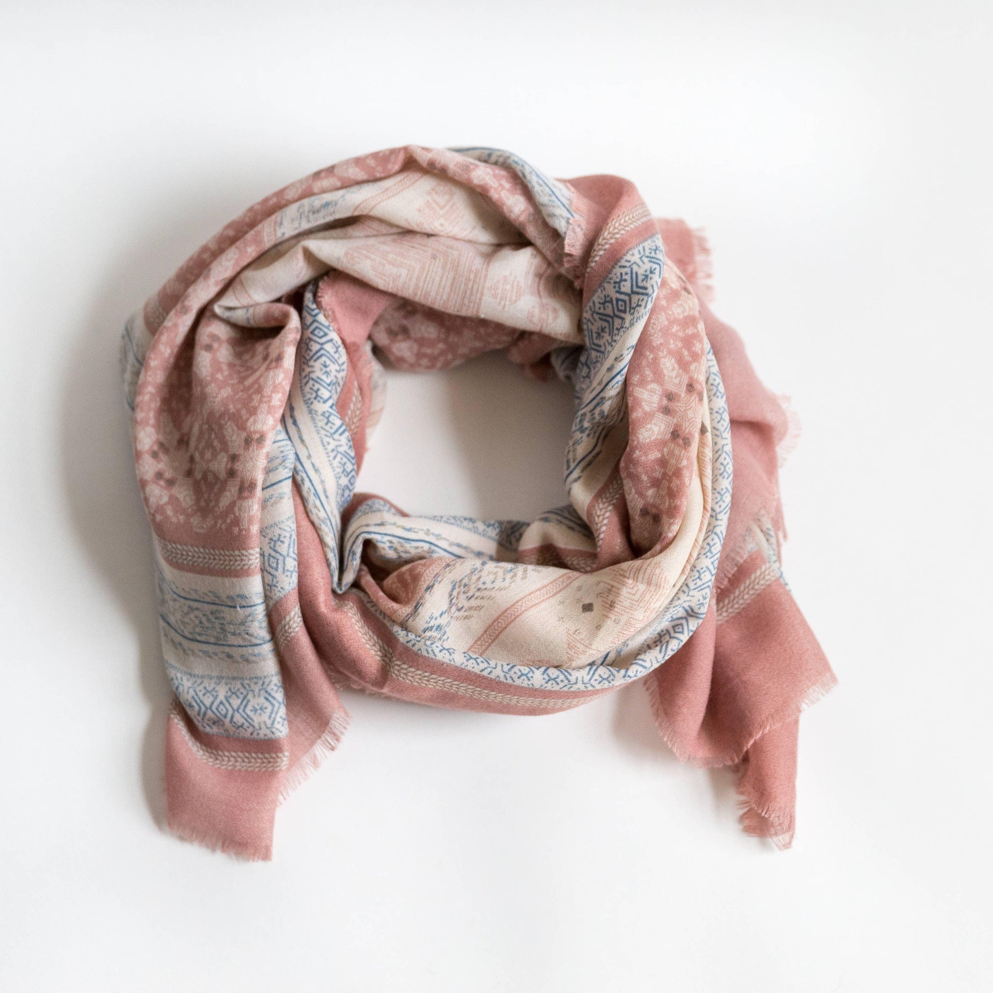 Printed Lightweight Scarf - Strawberry Moon Boutique