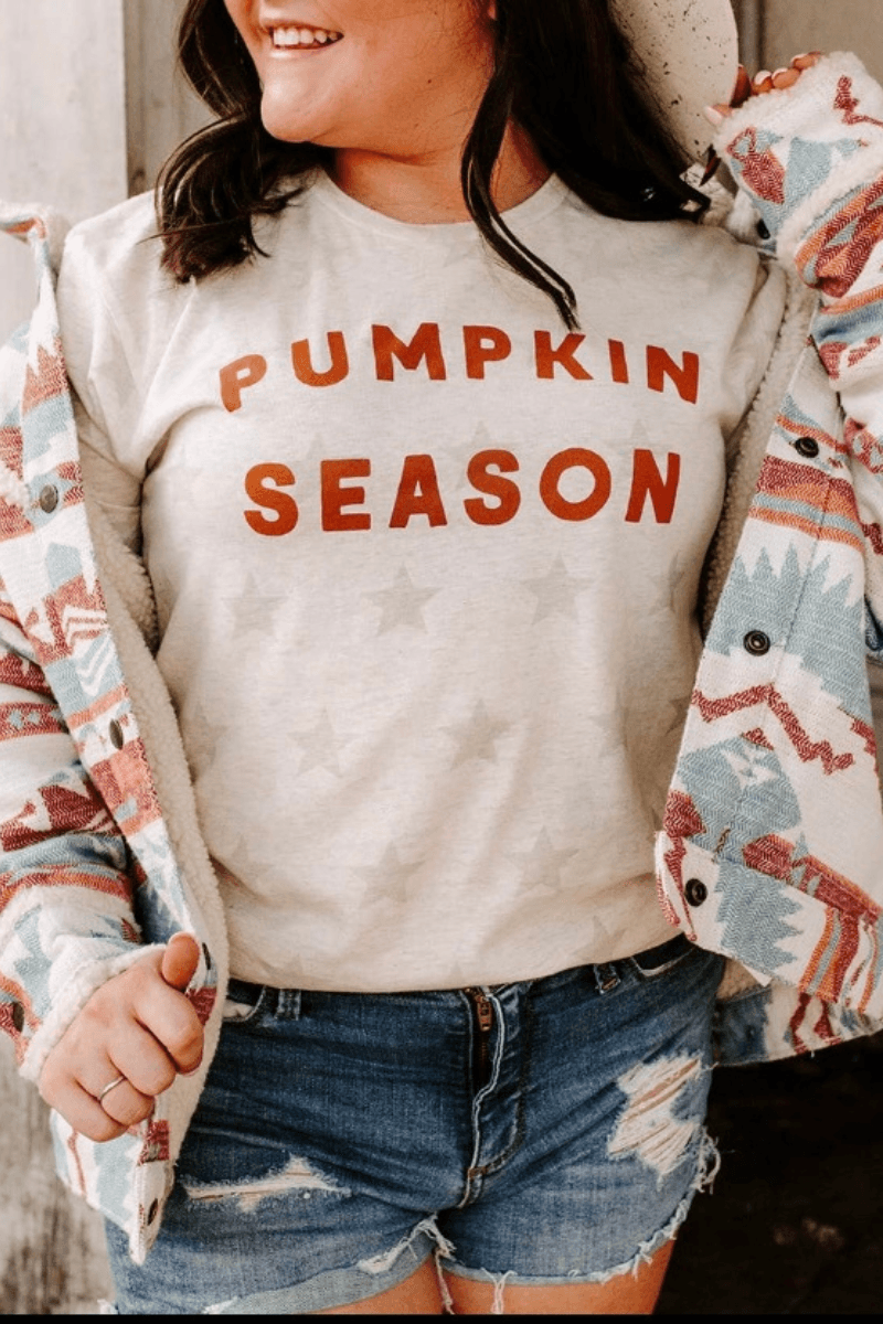 Pumpkin Season Fall T-Shirt - Strawberry Moon Boutique