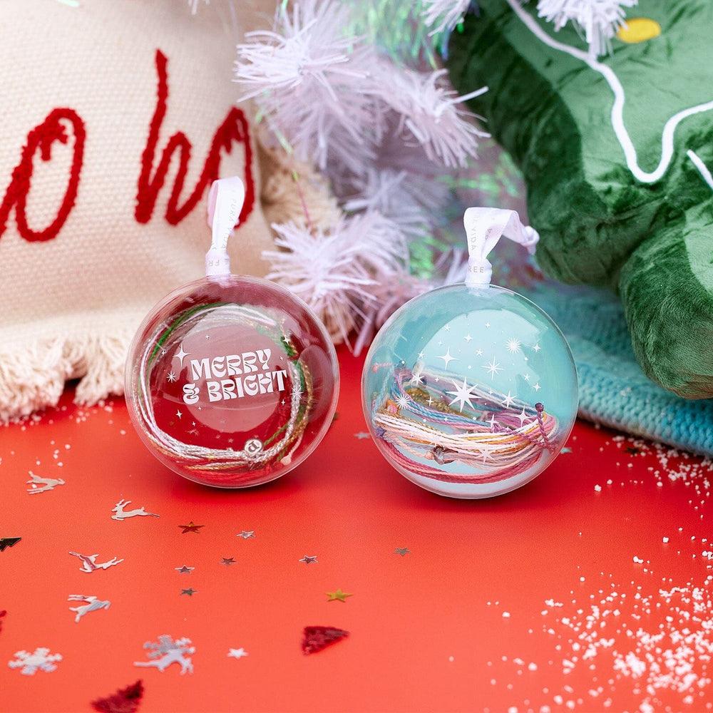 Pura Vida Christmas Merry & Bright Ornament Plus 5 Bracelets - Strawberry Moon Boutique