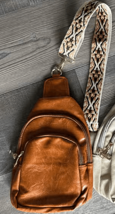 Saddle Vegan Leather Crossbody Bag - Strawberry Moon Boutique