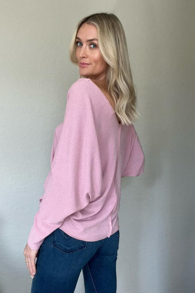 Six Fifty Powder Pink Tribeca Top - Strawberry Moon Boutique