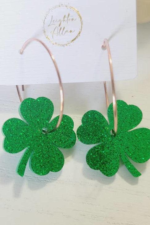 St. Patrick's Day Dangle Earrings - Strawberry Moon Boutique