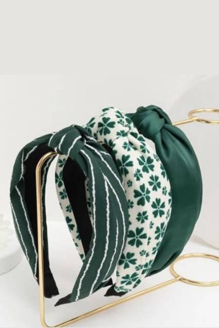 St. Patrick's Day Knot Headbands - Strawberry Moon Boutique