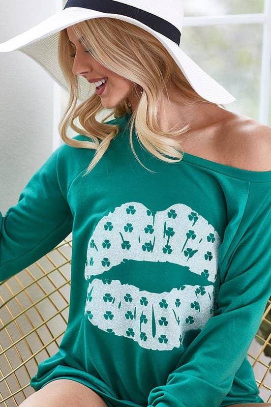 St. Patrick's Day Pull Over Top - Strawberry Moon Boutique