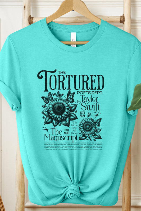 Sunflower Tortured Poets Swiftie Tee